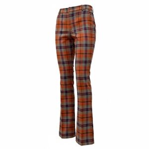 Plaid Flare Pants